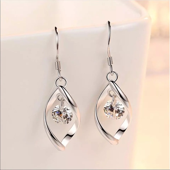 Jewelry - Sterling Silver 925 CZ Earrings